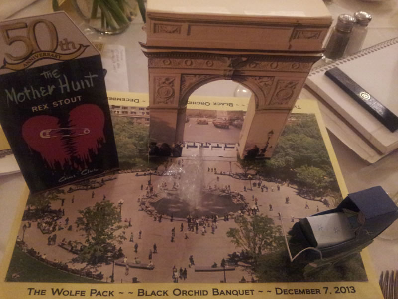 Table Center Piece: Lucy Valdon's Washington Square Park