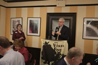 Linda Landrigan & Black Orchid Novella Award winner, Mark Thielman, "A Meter of Murder"