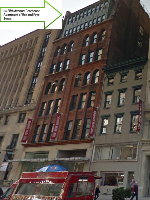 Rex Stout's Greenwich Village Penthouse